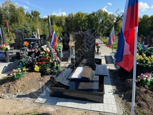 Благоустройство из гранитной плитки