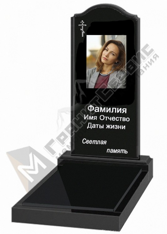 Гравировка букв и портрет керамика 30х40