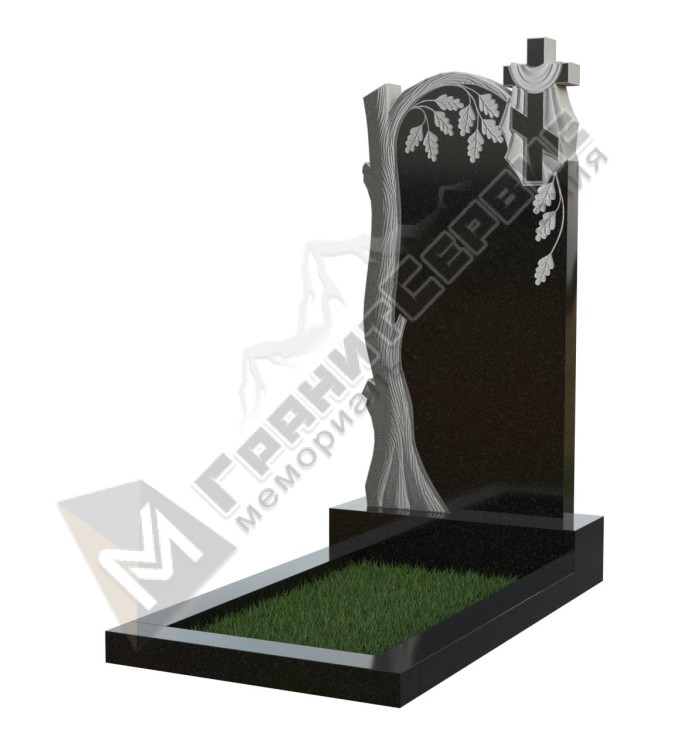 Дуб и крест