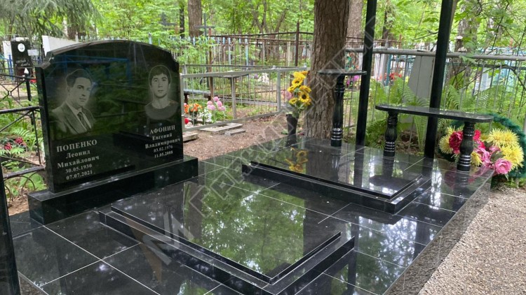 Благоустройство из гранитной плитки