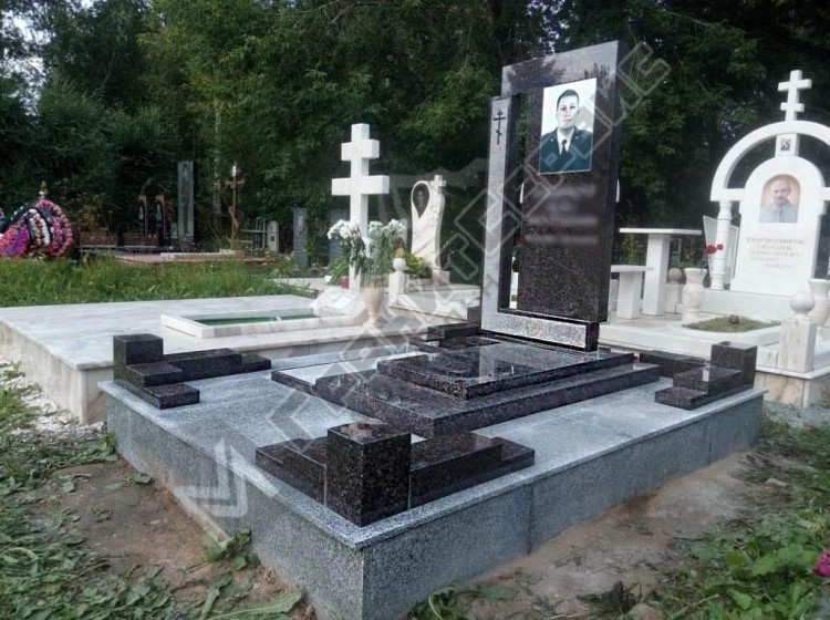 Благоустройство из гранитной плитки